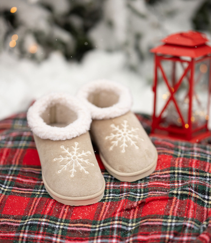 Kapcie damskie Natural Style NS-084 Beżowe