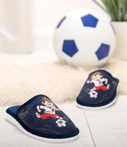 Kapcie dziecięce Natural Style NS-161 Granatowe