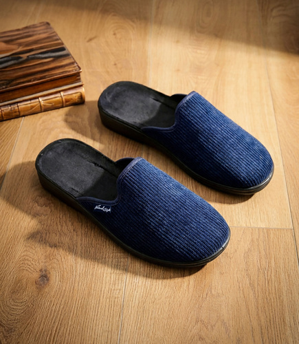 Kapcie męskie Natural Style NS-750 Granatowe