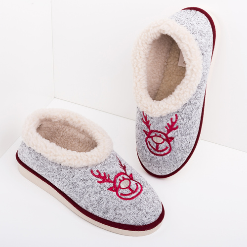 Kapcie damskie Natural Style NS-082 Szare