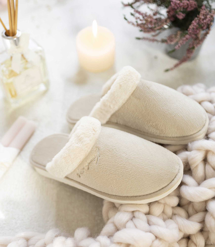 Kapcie damskie Natural Style NS-110 Beż