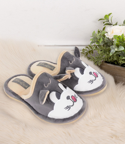 Kapcie damskie Natural Style NS-232 Brązowe