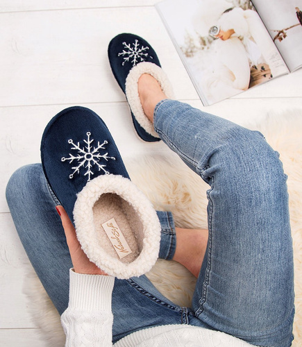 Kapcie damskie Natural Style NS-083 Granat