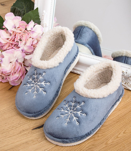 Kapcie damskie Natural Style NS-083 Szare