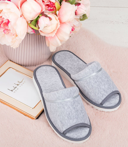 Kapcie damskie Natural Style NS-021 Szare